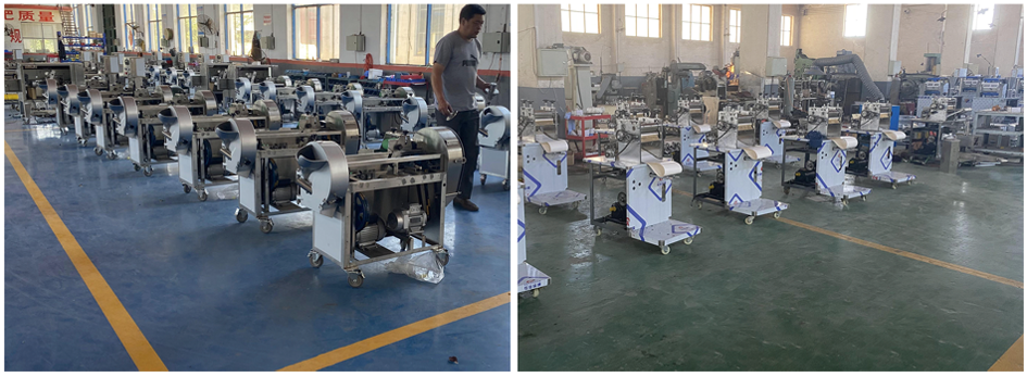 多功能包子機(jī)加工生產(chǎn)車間